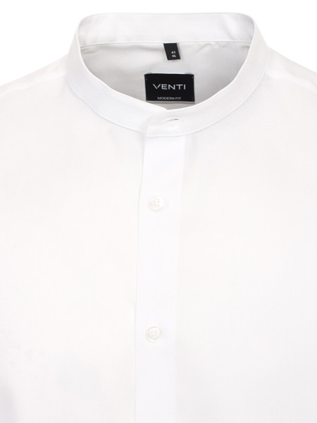 VENTI Regular Fit Chemise Blanc Stehkragen Popeline - Vue 1