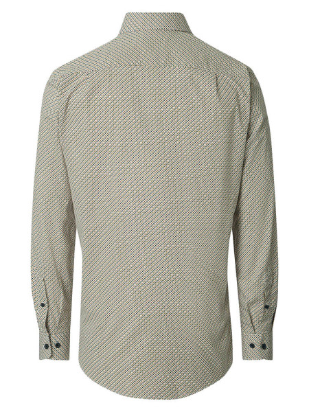 REDMOND Comfort Fit Chemise Marron clair Kent Print