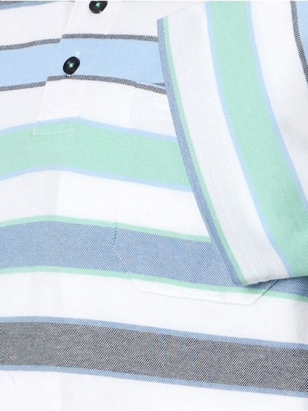 REDMOND Polo Vert Natté - Vue 2