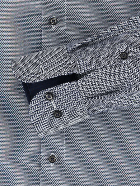 CASAMODA Comfort Fit Chemise Bleu fumé Button-Down Struktur - Vue 2
