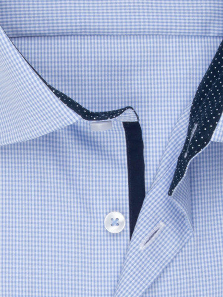 SEIDENSTICKER Slim Fit Chemise Bleu moyen Business Kent Popeline - Vue 2