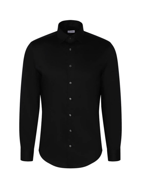 SEIDENSTICKER Tailored Fit Chemise Noir New Kent Twill