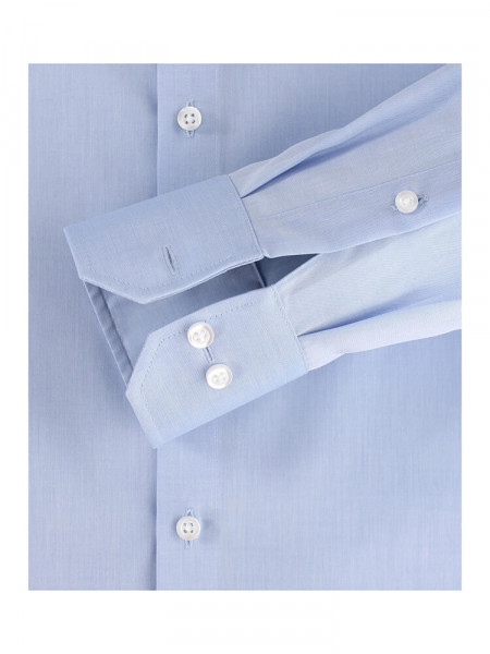 VENTI Regular Fit Chemise Bleu clair Kent Popeline - Vue 2