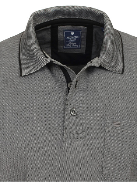 REDMOND Polo Gris Jersey - Vue 1