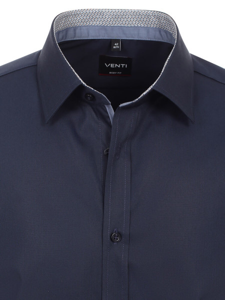 VENTI Slim Fit Chemise Marine Kent Easy Care  - Vue 1