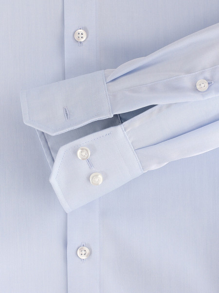 VENTI Regular Fit Chemise Bleu clair Kent Twill - Vue 2