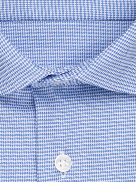 SEIDENSTICKER Tailored Fit Chemise Bleu clair New Kent Struktur - Vue 1