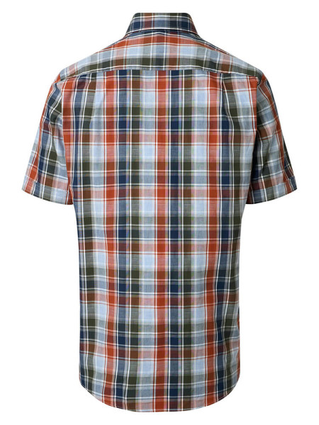 REDMOND Comfort Fit Chemise Rouge Button-Down Hyperflex Dobby