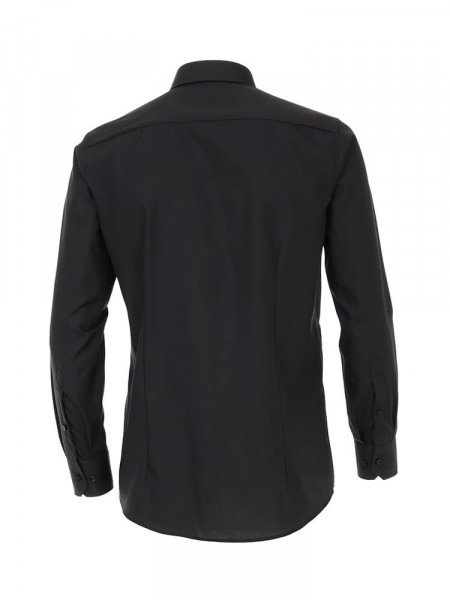 VENTI Regular Fit Chemise Noir Kent Popeline