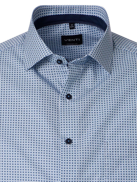 VENTI Comfort Fit Chemise Bleu clair Kent Popeline - Vue 1