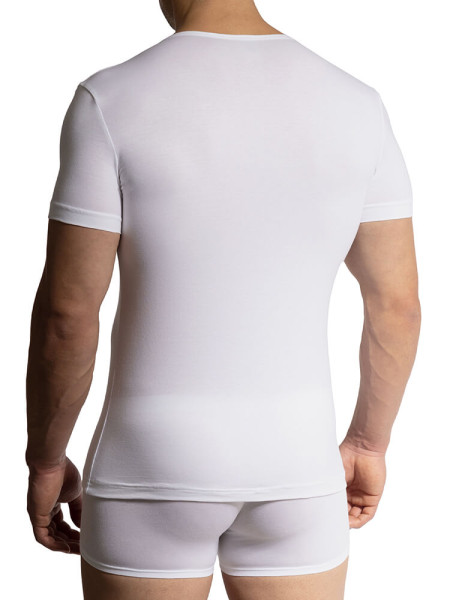 OLAF BENZ Regular Fit Blanc Feinripp