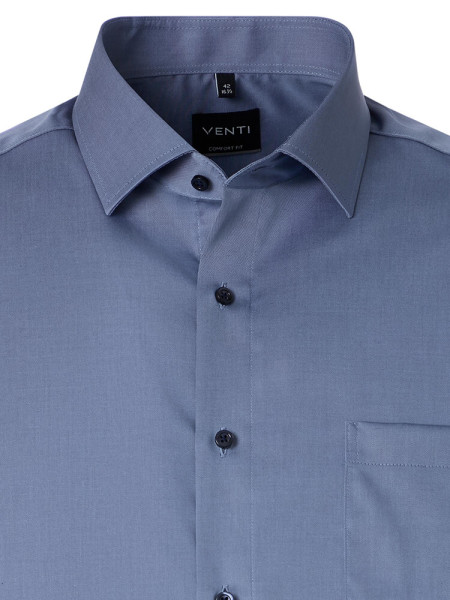 VENTI Regular Fit Chemise Bleu fumé Kent Twill - Vue 1