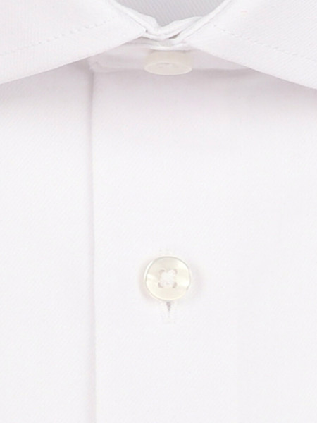 SEIDENSTICKER Slim Fit Chemise Blanc Business Kent Twill - Vue 1